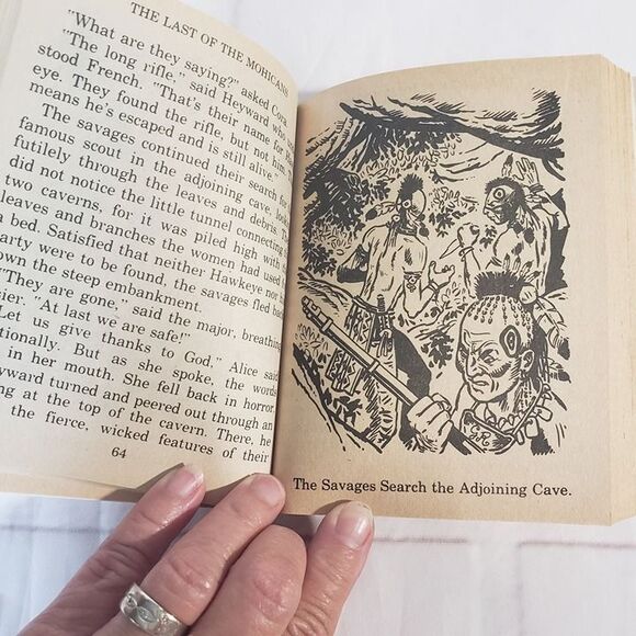 Vintage Illustrated Classis The Last of the Mohicans Mini PB Book Adapted Kids - Picture 6 of 8